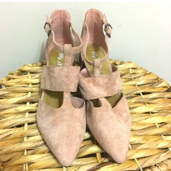 🆕 “Paige” Mi.iM Wooden Block Faux Suede Sandals! NWT! 💥 - Picture 9 of 9